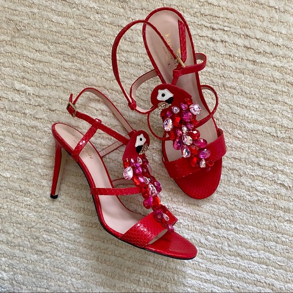 NWT Kate Spade Idalou parrot heels - Picture 16 of 16